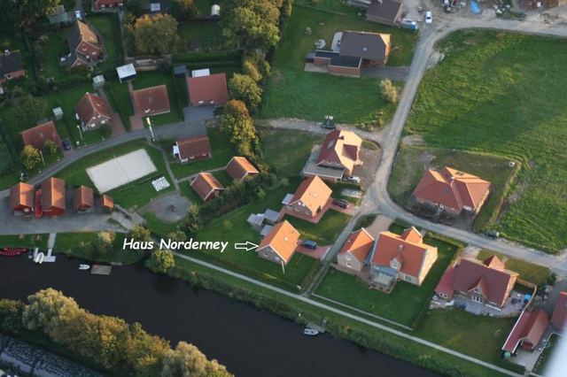 Lage im Ferienhausgebiet