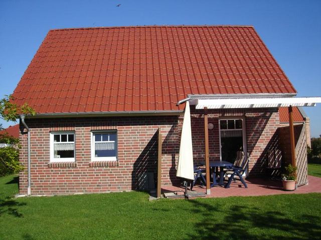 Überdachte Südterrasse